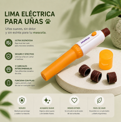 Lima Eléctrica para Uñas para mascotas